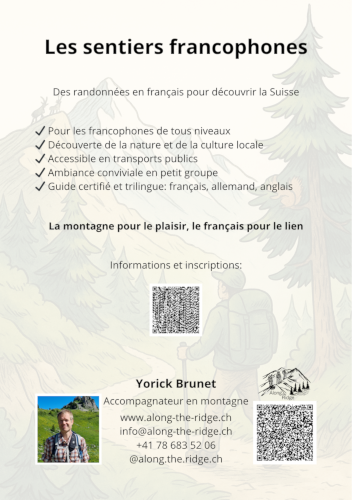 Flyer 2025 Les sentiers francophones